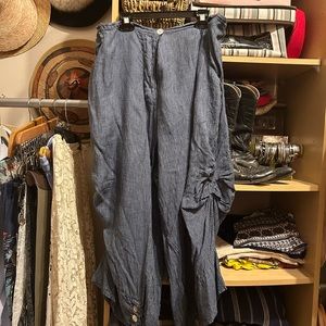 Magnolia Pearl Blue pinstripes Bloomers #34